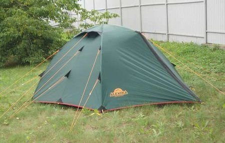 Туристическая палатка Alexika Rondo 2, классическая, зеленая