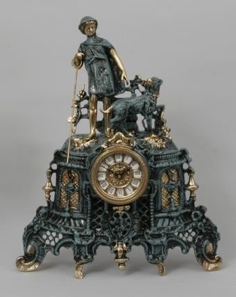 Часы-фигура из бронзы Virtus С пастушком (5175)