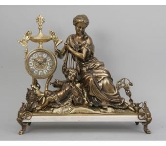 Часы-статуэтка Virtus Дама с арфой (арт. 5425)