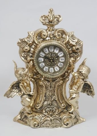 Часы каминные Virtus С двумя амурами (арт. 5581)