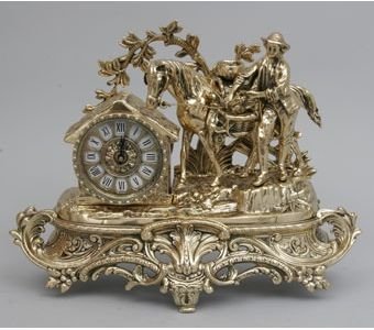 Часы-статуэтка Virtus Охотник с трофеями (арт. 5682)