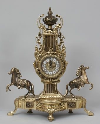 Часы каминные Virtus Пара лошадей (арт. 5373)