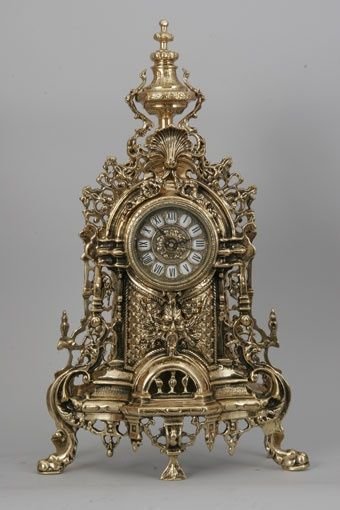 Часы настольные из бронзы Virtus (арт. 5676)