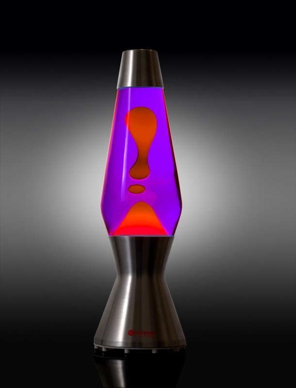 Лава лампа Astro Фиолетовый/Оранжевый