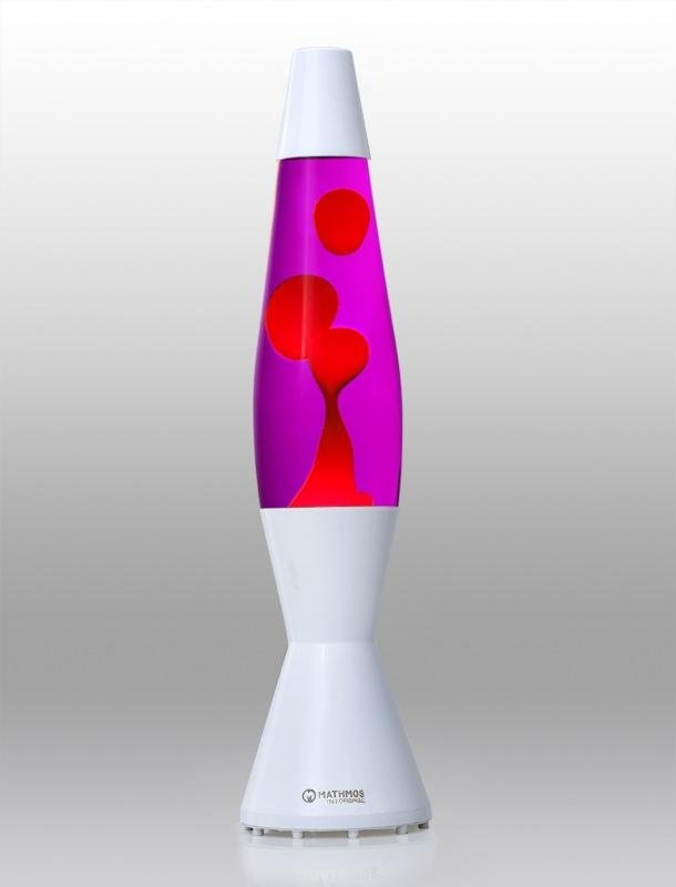 Лава лампа Astrobaby White Фиолетовый/Красный