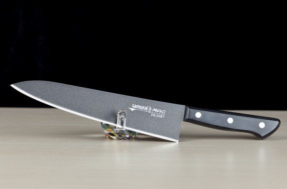 Нож кухонный Шеф 215 мм Samura by Mac Black Fuso SB-0087