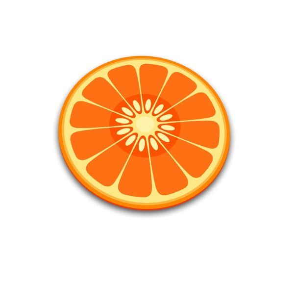 Разделочная доска Апельсин