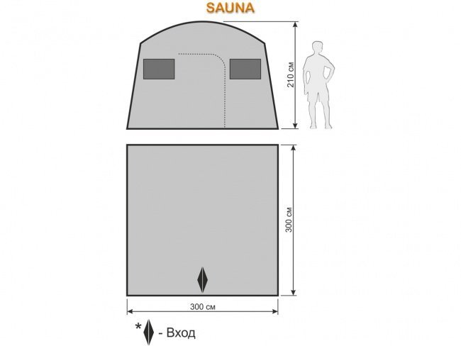 Походная баня Maverick Sauna Tent