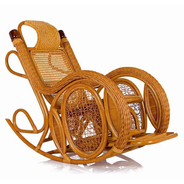 Кресло-качалка из ротанга Twist