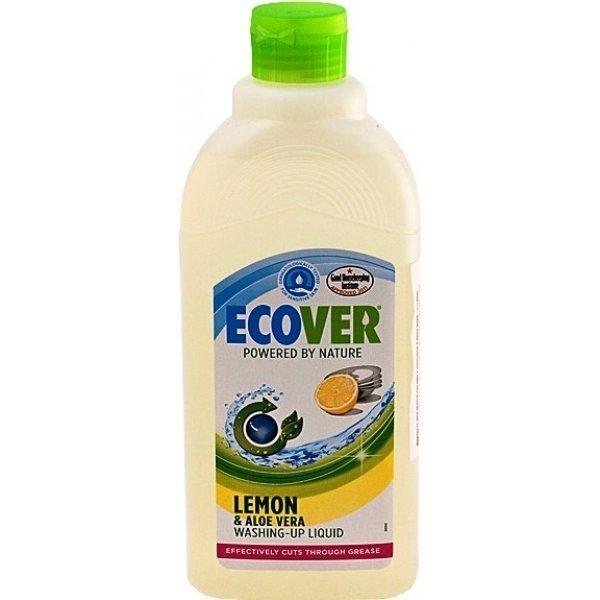 Ecover/ Средство для мытья посуды с лимоном и алоэ-вера, 500 мл.