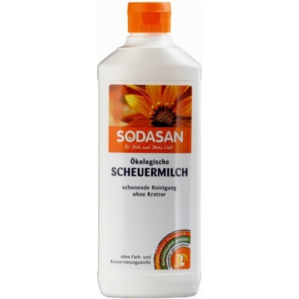 Sodasan/ Очищающий крем для стеклокерамики и других деликатных поверхностей, 500 мл