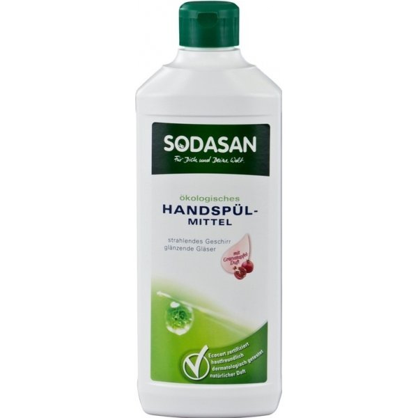 Sodasan/ Концентрированное жидкое средство для мытья посуды Гранат, 500 мл