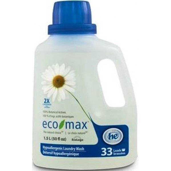 Eco-Max/ Концентрированное гипоаллергенное жидкое средство для стирки, 1,05 л