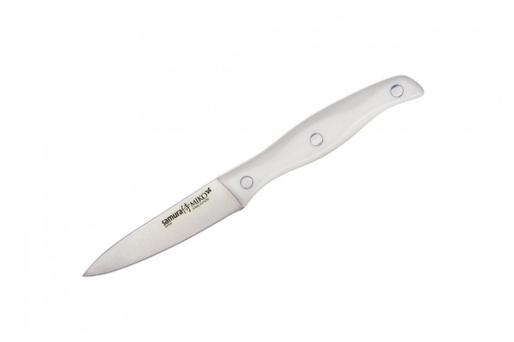 Нож кухонный Samura MIKO овощной 80мм, AUS-8, SMK-0010W