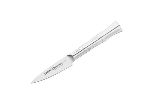 Нож кухонный Samura Bamboo овощной 80мм, AUS-8, SBA-0010
