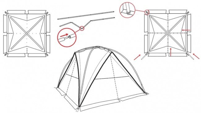 Кемпинговый шатер-палатка Alexika SUMMER HOUSE