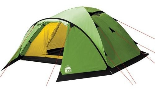 Туристическая палатка KSL Sierra 2, зеленая