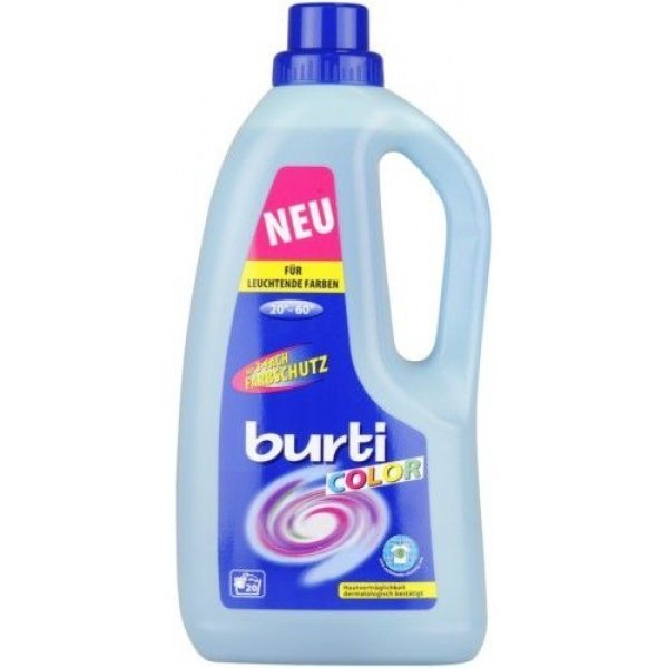 BURTI/ Средство синтетическое жидкое для цветного белья Burti Color Liquid, 1,5 л.