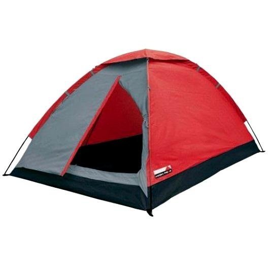 Палатка HIGH PEAK Monodome Pu 2 ( цвет: красный/коричневый)