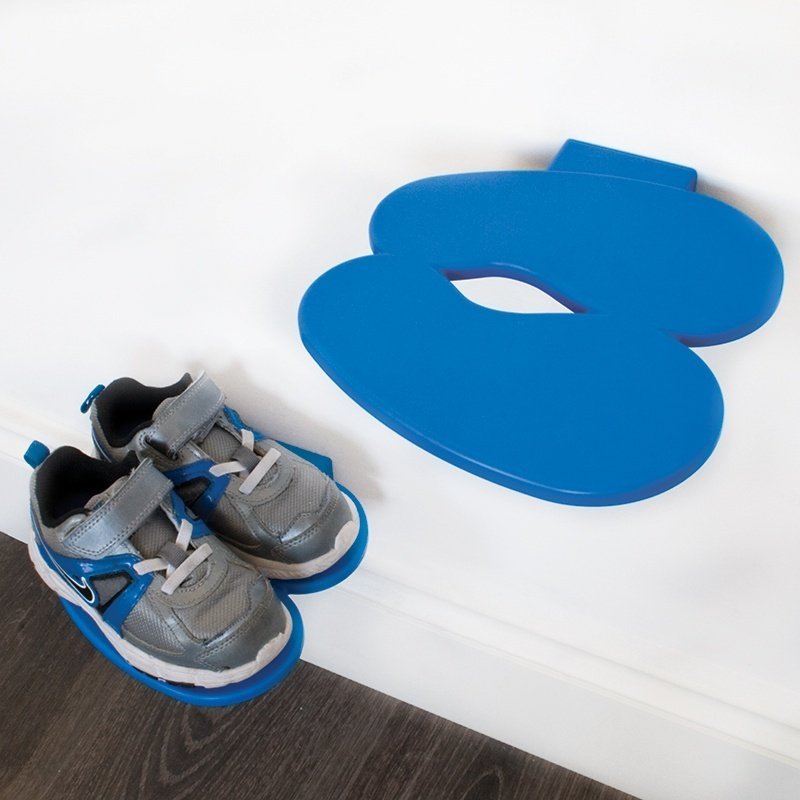 Полка для обуви Footprint голубая
