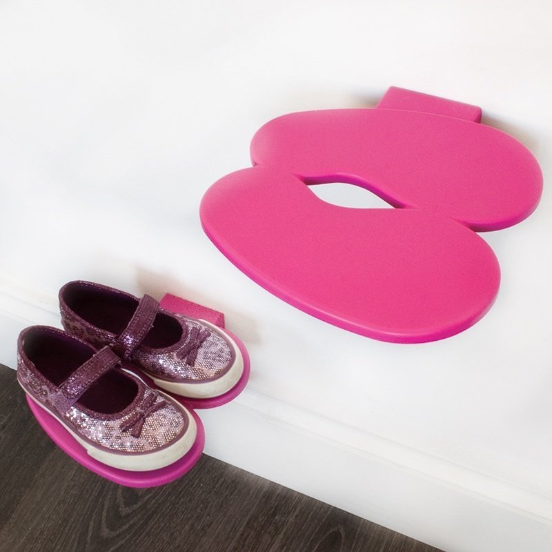 Полка для обуви Footprint розовая