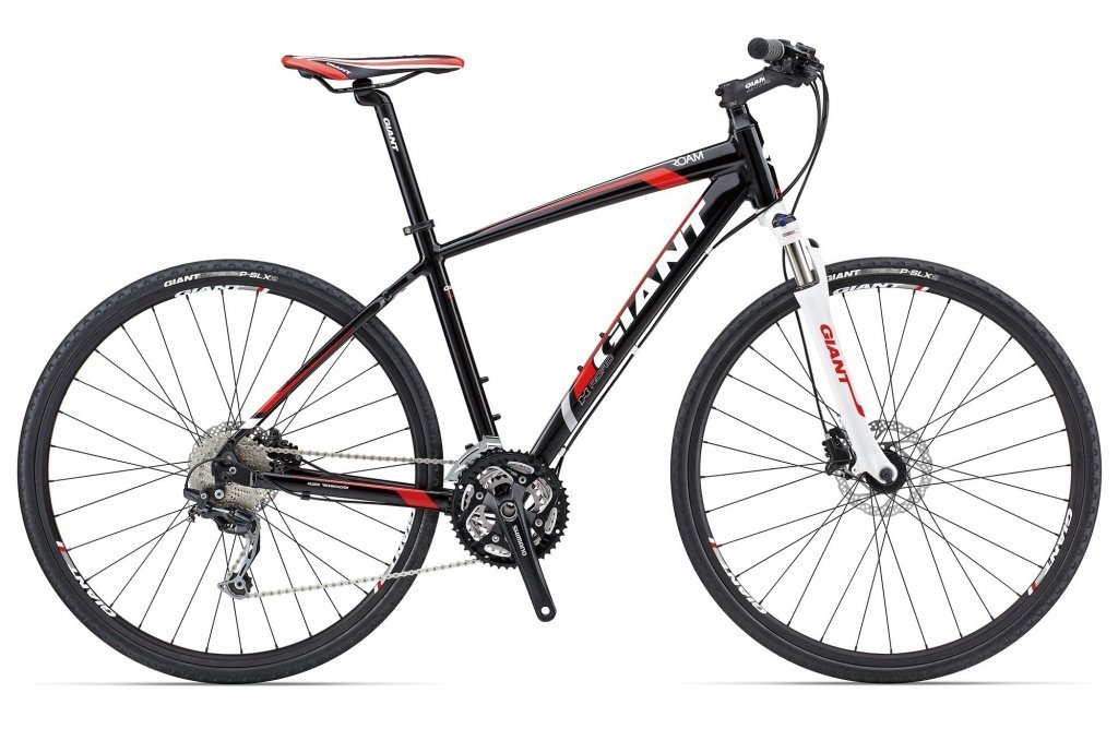 Велосипед Giant Roam XR 2, рама: 43(S), цвет: черный/ красный/ белый