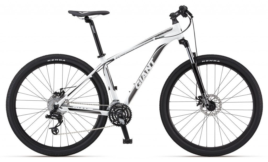 Велосипед Giant Talon 29'ER 2, рама: 16(S), цвет: белый, черный, серый