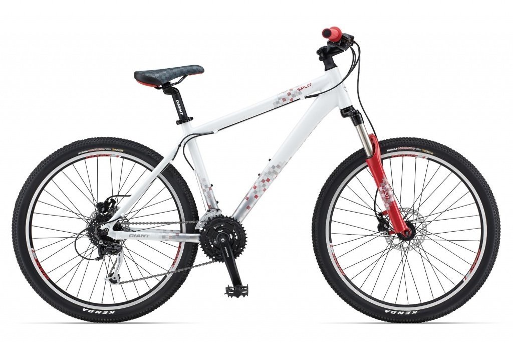 Велосипед Giant Split 0, рама: XS/14, цвет: белый, красный
