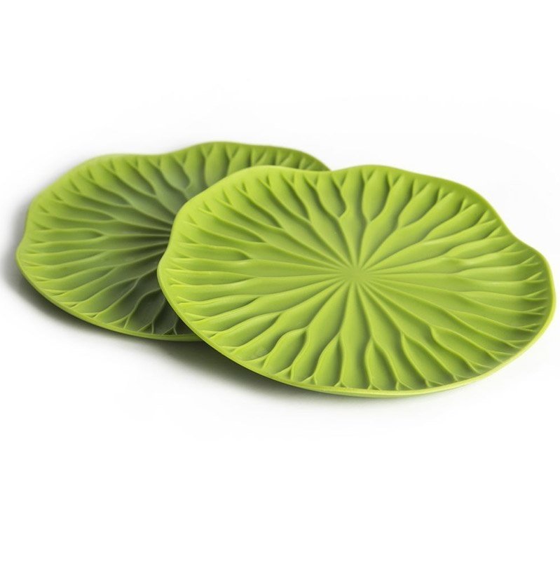 Подставки под бокалы 2 шт Lotus зеленый