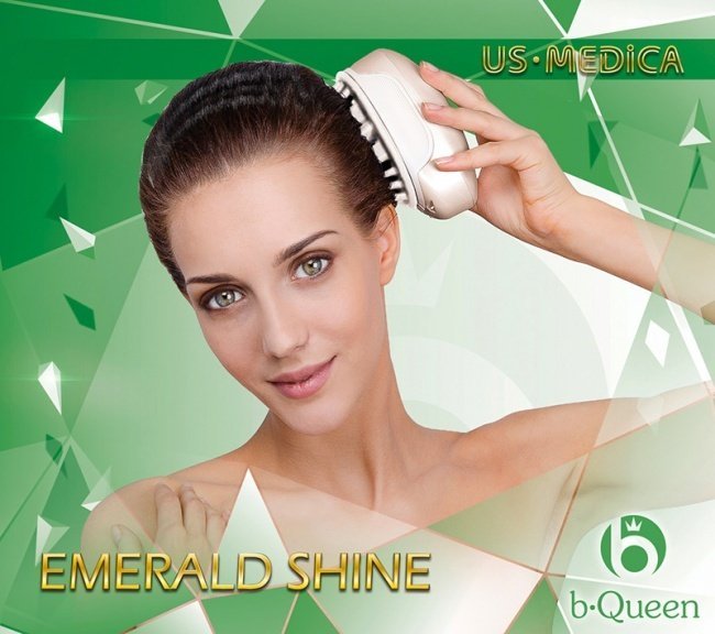 Прибор для массажа головы US MEDICA Emerald Shine