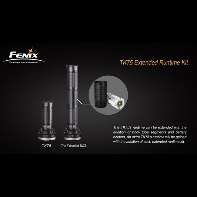 СЕКЦИЯ КОРПУСА С БАТАРЕЙНОЙ КАССЕТОЙ ДЛЯ ФОНАРЕЙ FENIX ТК61, ТК75 И ТК76