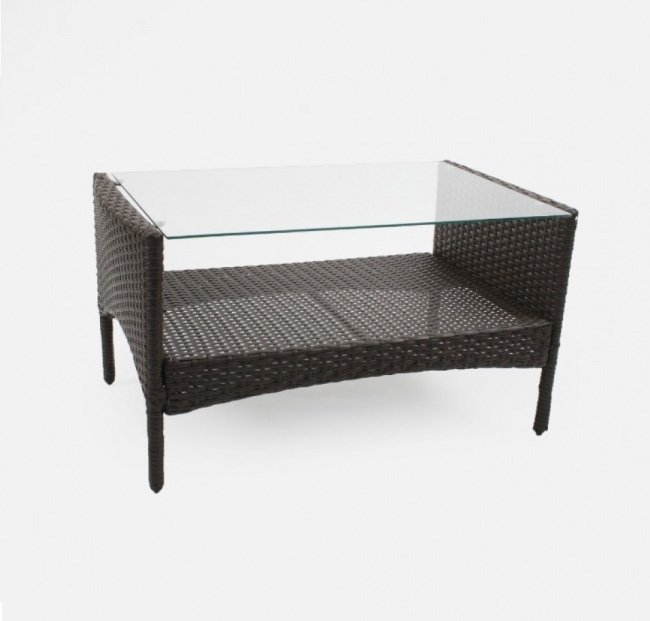 Комплект плетеной мебели TJF-R567-BK (коричневый)