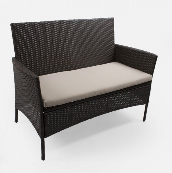 Комплект плетеной мебели TJF-R567-BK (коричневый)