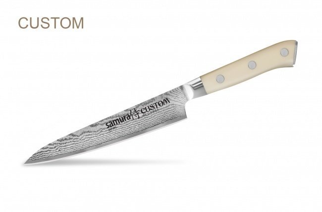 Нож кухонный стальной универсальный Samura CUSTOM