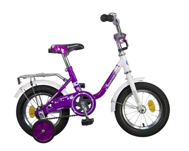 Велосипед детский двухколесный NOVATRACK 12 UL, сиреневый