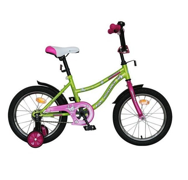 Велосипед детский двухколесный NOVATRACK 12 NEPTUNE, салатовый