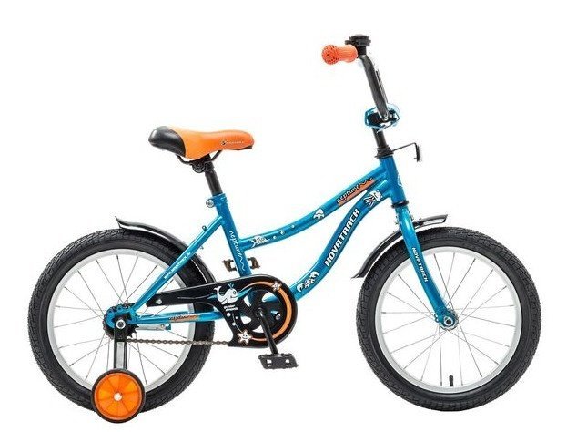 Велосипед детский двухколесный NOVATRACK 16 NEPTUNE, синий