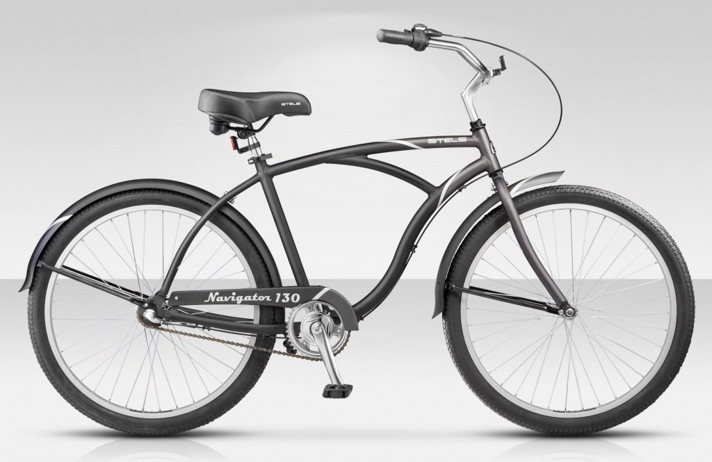 Дорожный велосипед STELS Navigator 130 Gent 3 Sp, черный/серый