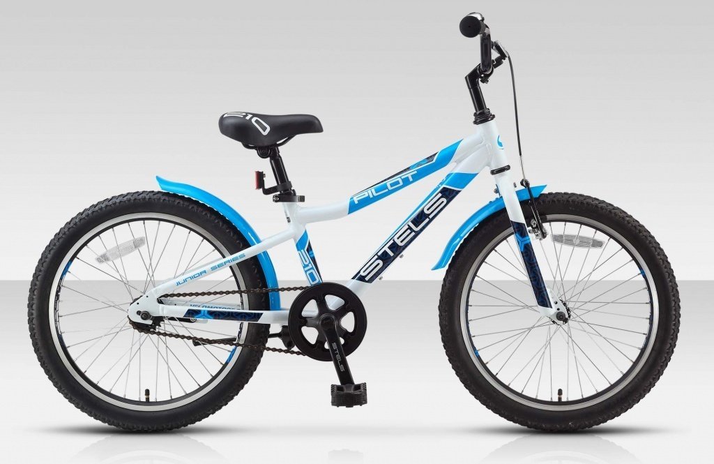 Подростковый горный велосипед STELS Pilot 210 Boy, голубой/белый