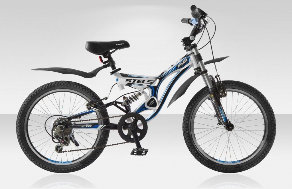 Подростковый горный велосипед STELS Pilot 270 (2015), бело-синий
