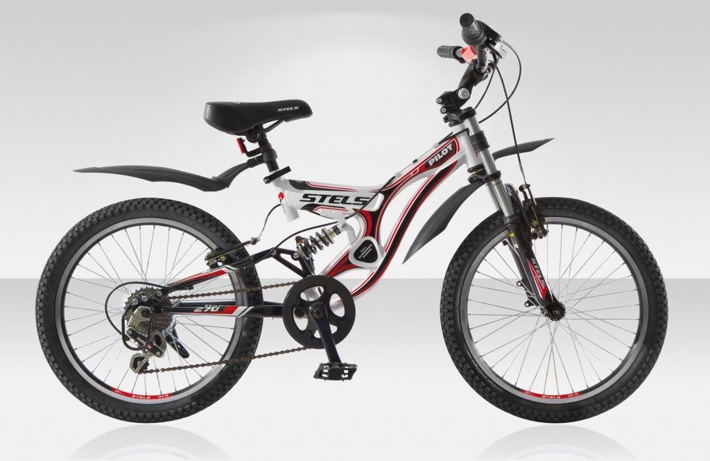 Подростковый горный велосипед STELS Pilot 270 (2015), бело-красный