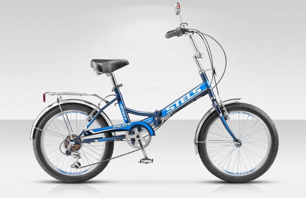 Складной городской дорожный велосипед STELS Pilot 450 20 (2015)