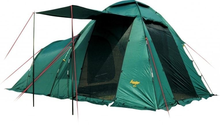 Палатка туристическая Canadian Camper HYPPO 4 (цвет woodland  дуги 8,5/9,5 мм)