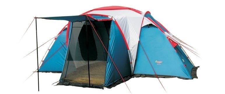 Палатка кемпинговая Canadian Camper SANA 4 PLUS (цвет royal дуги 11/9,5 мм)