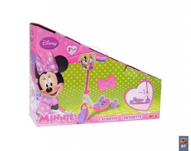 Самокат трехколесный 450145 Smoby Minnie Mouse