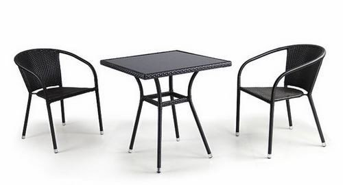 Комплект мебели из искусственного ротанга T282B/Y-137B 2PCS Dark brown