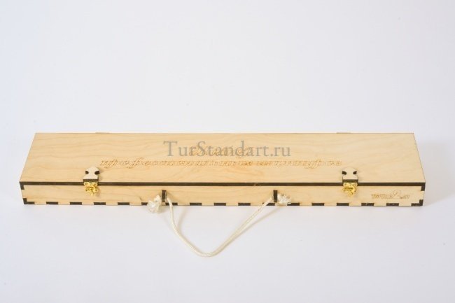 Набор профессиональных шампуров с деревянными ручками 620*10*2,5 мм (12 шт.)
