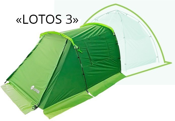 Спальная палатка "LOTOS 3 Summer"