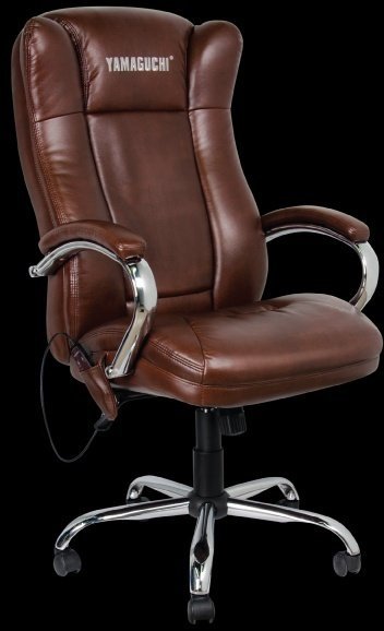 Офисное массажное кресло prestige_brown