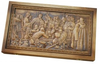 Нарды &quot;Запорожцы&quot; (Россия, Дерево, 50х28х6 см)